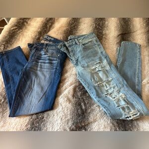2 pairs of American eagle jeans like new